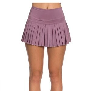 Gold Hinge women’s pleated tennis skort color plum size xs new